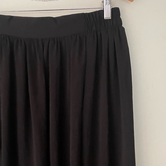 Mango Maxi Black Slit Skirt - Picture 4 of 9